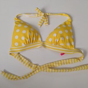 Victoria's Secret yellow padded Bikini Top